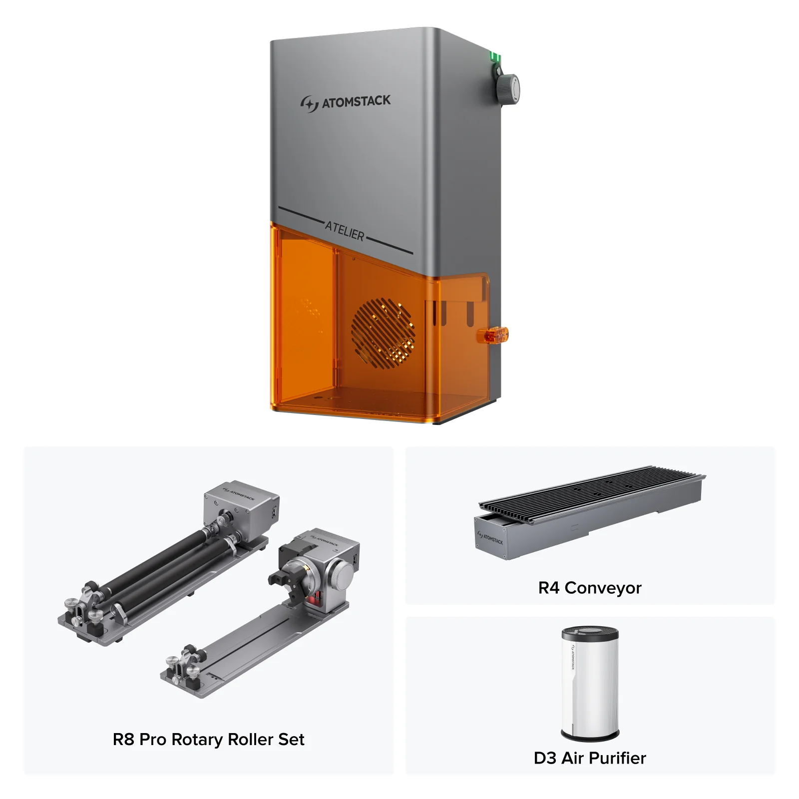 AtomStack Atelier AI Diode Laser Engraver with Built-in Camera - Image 15