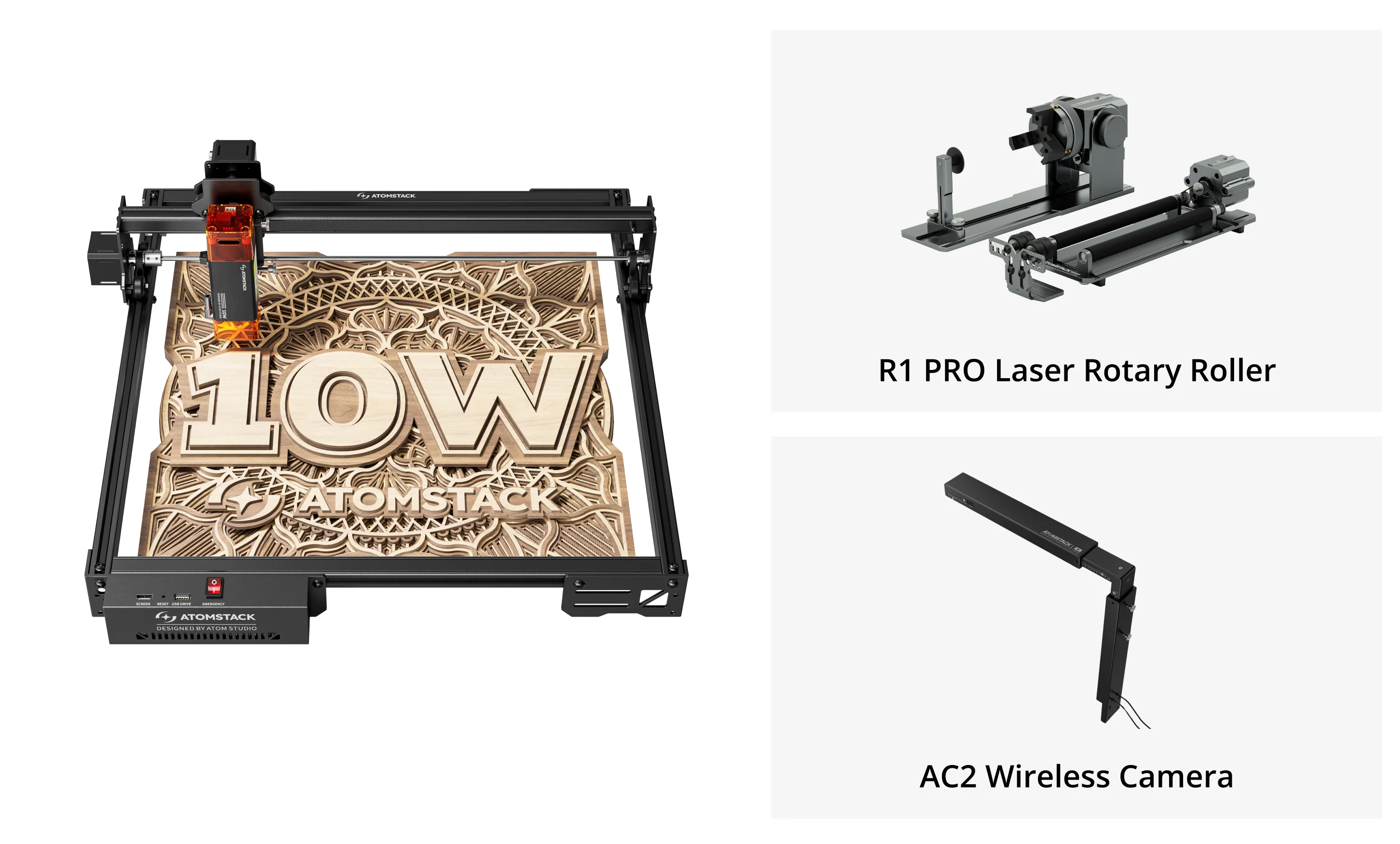 AtomStack A10 Pro V2 Laser Engraver - Image 12