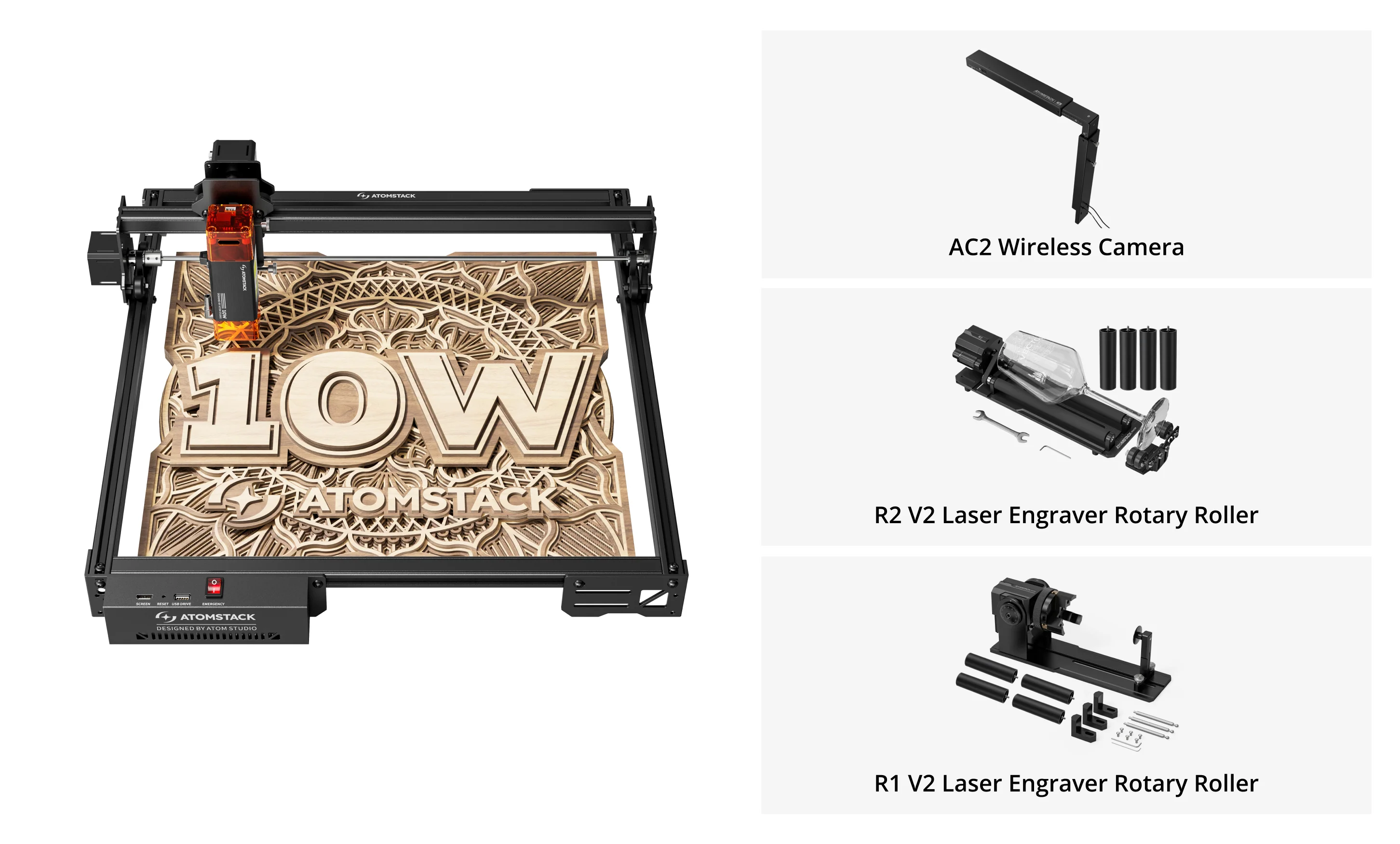 AtomStack A10 Pro V2 Laser Engraver - Image 13