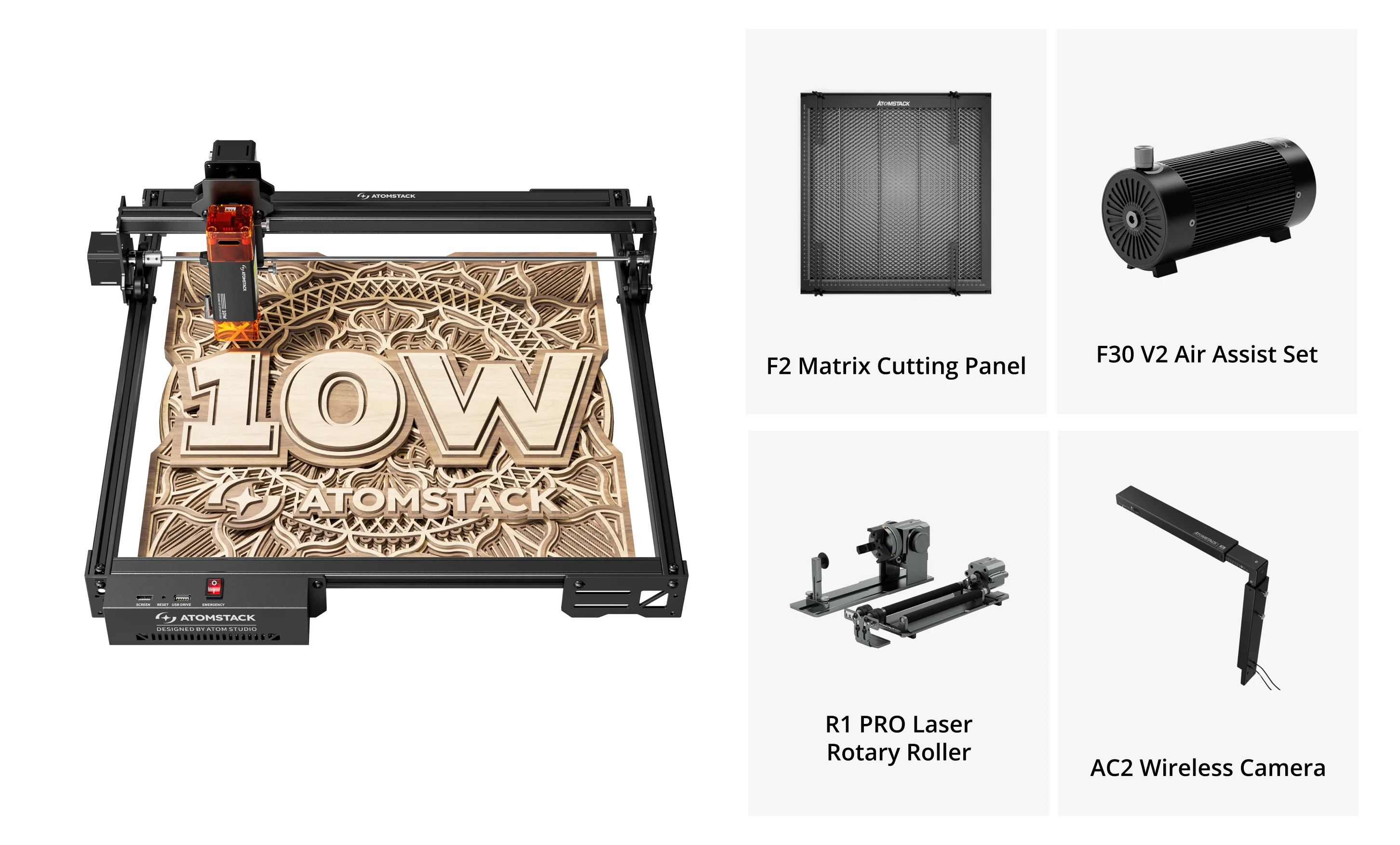 AtomStack A10 Pro V2 Laser Engraver - Image 14
