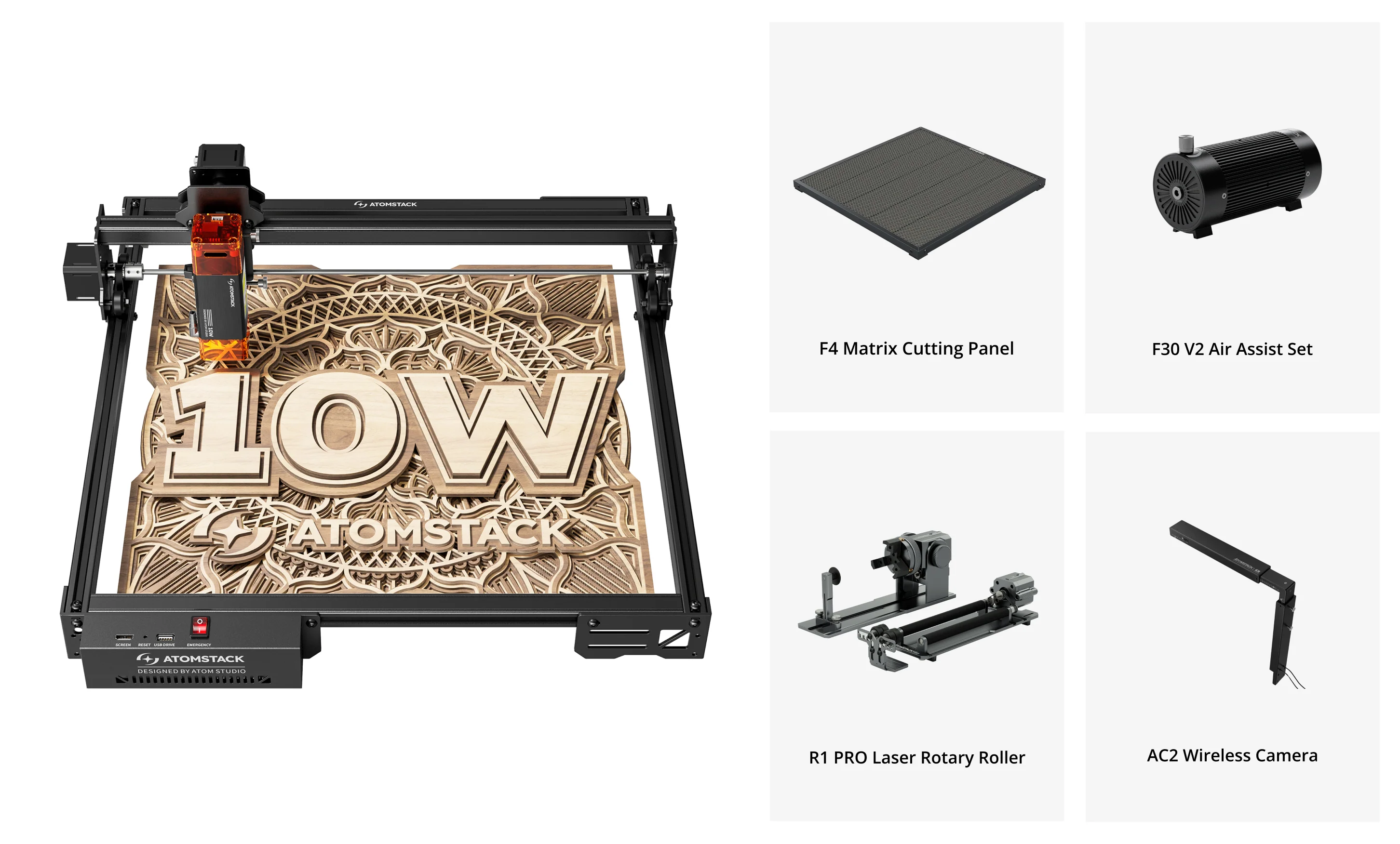 AtomStack A10 Pro V2 Laser Engraver - Image 16
