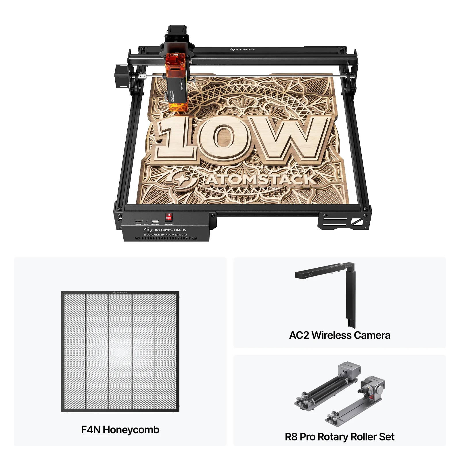 AtomStack A10 Pro V2 Laser Engraver - Image 18