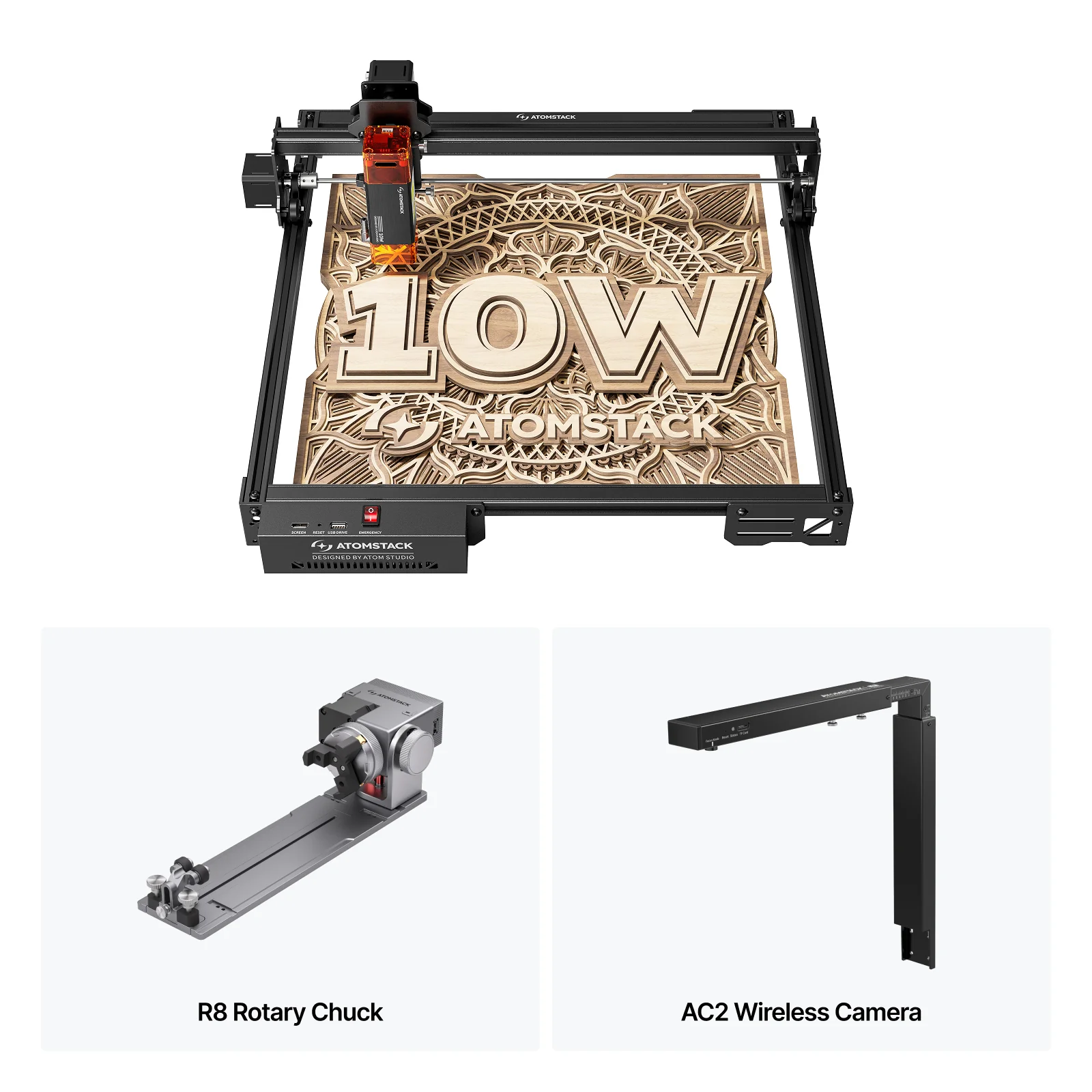 AtomStack A10 Pro V2 Laser Engraver - Image 19