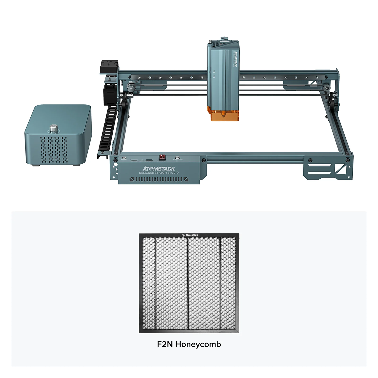 AtomStack A40 Pro V2 Laser Engraver with F60 Air Assist Kit - Image 16