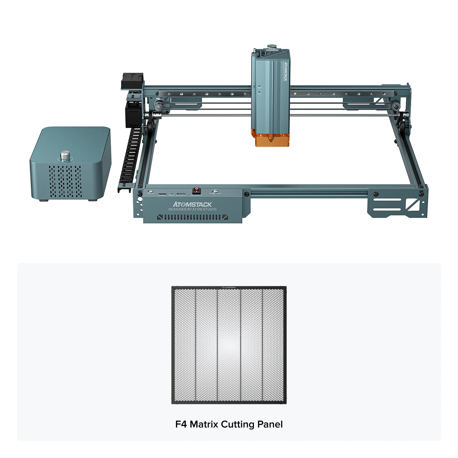 AtomStack A40 Pro V2 Laser Engraver with F60 Air Assist Kit - Image 13