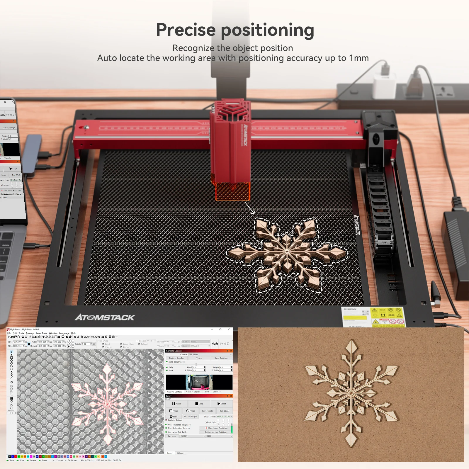 AtomStack AC2 Wireless Camera for Laser Engraving and Cutting Machine - Image 8