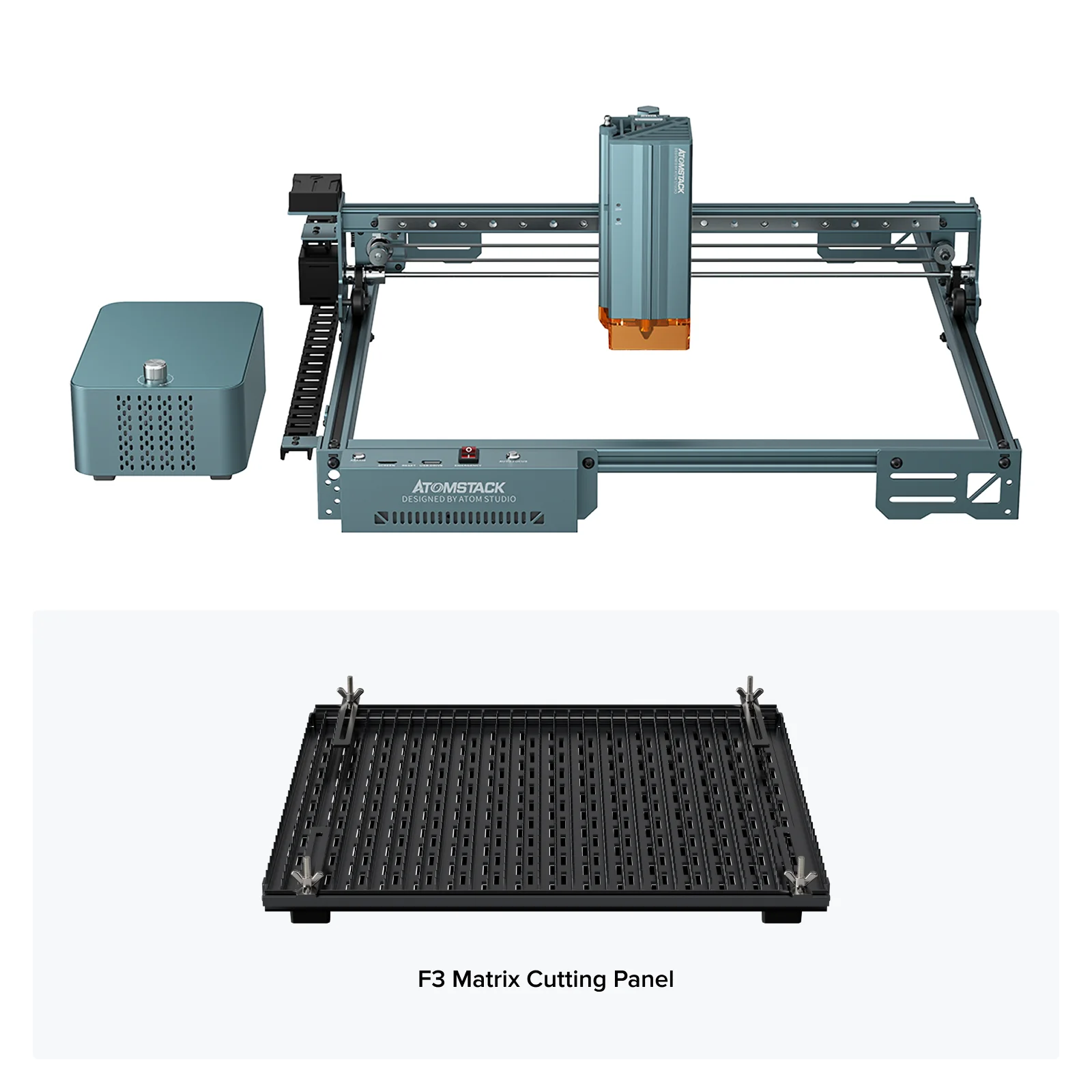 AtomStack A40 Pro V2 Laser Engraver with F60 Air Assist Kit - Image 14