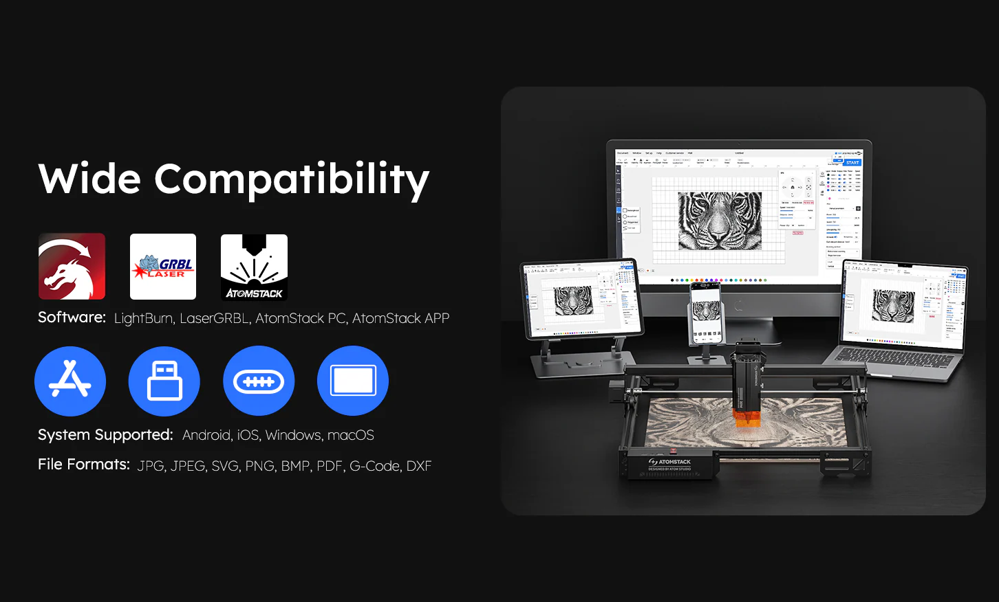 AtomStack A20 Pro V2 Laser Engraver - Image 11
