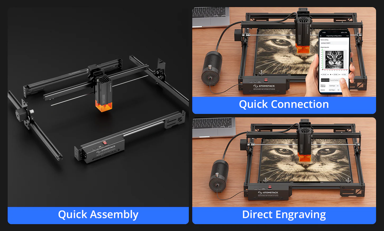 AtomStack A20 Pro V2 Laser Engraver - Image 13