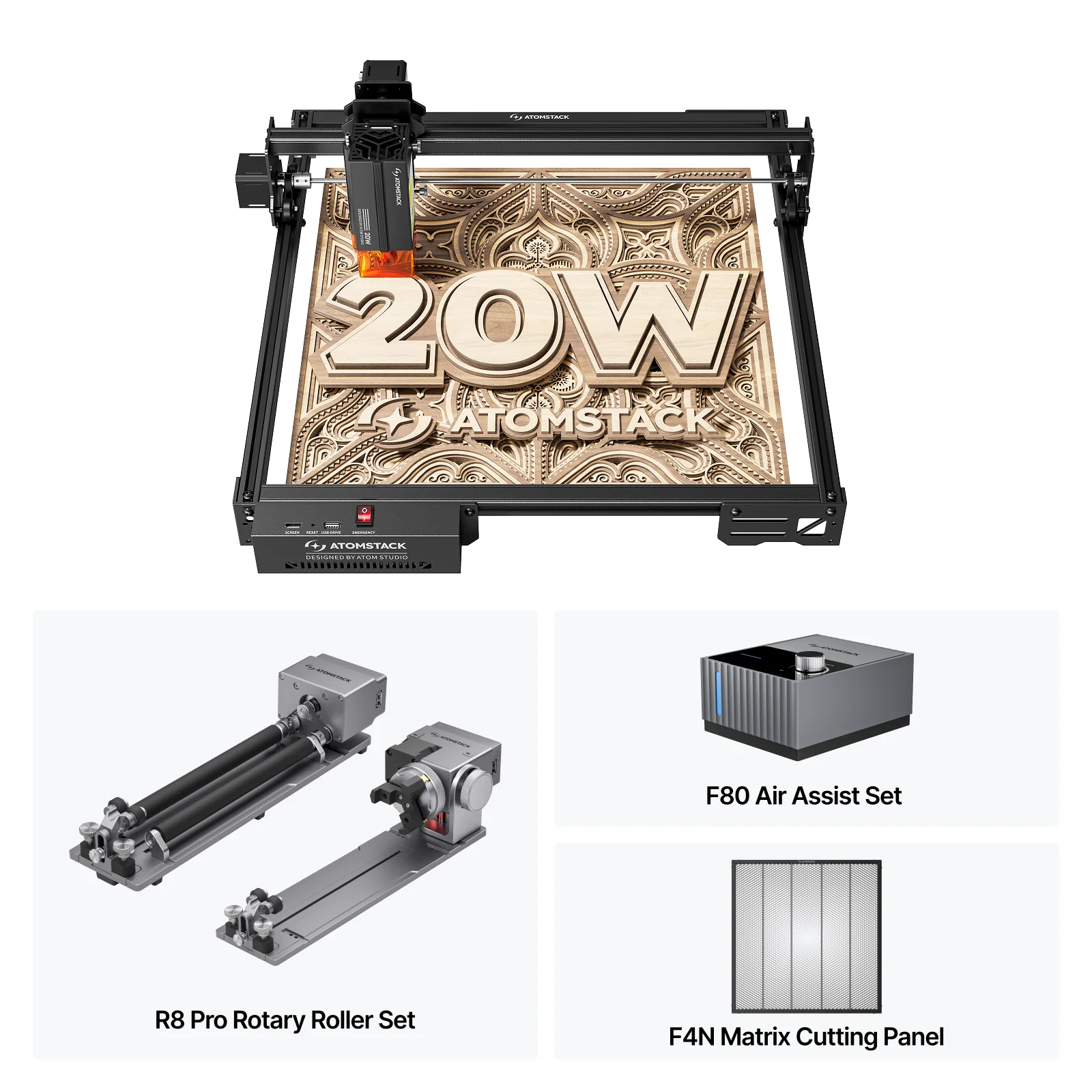 AtomStack A20 Pro V2 Laser Engraver - Image 19