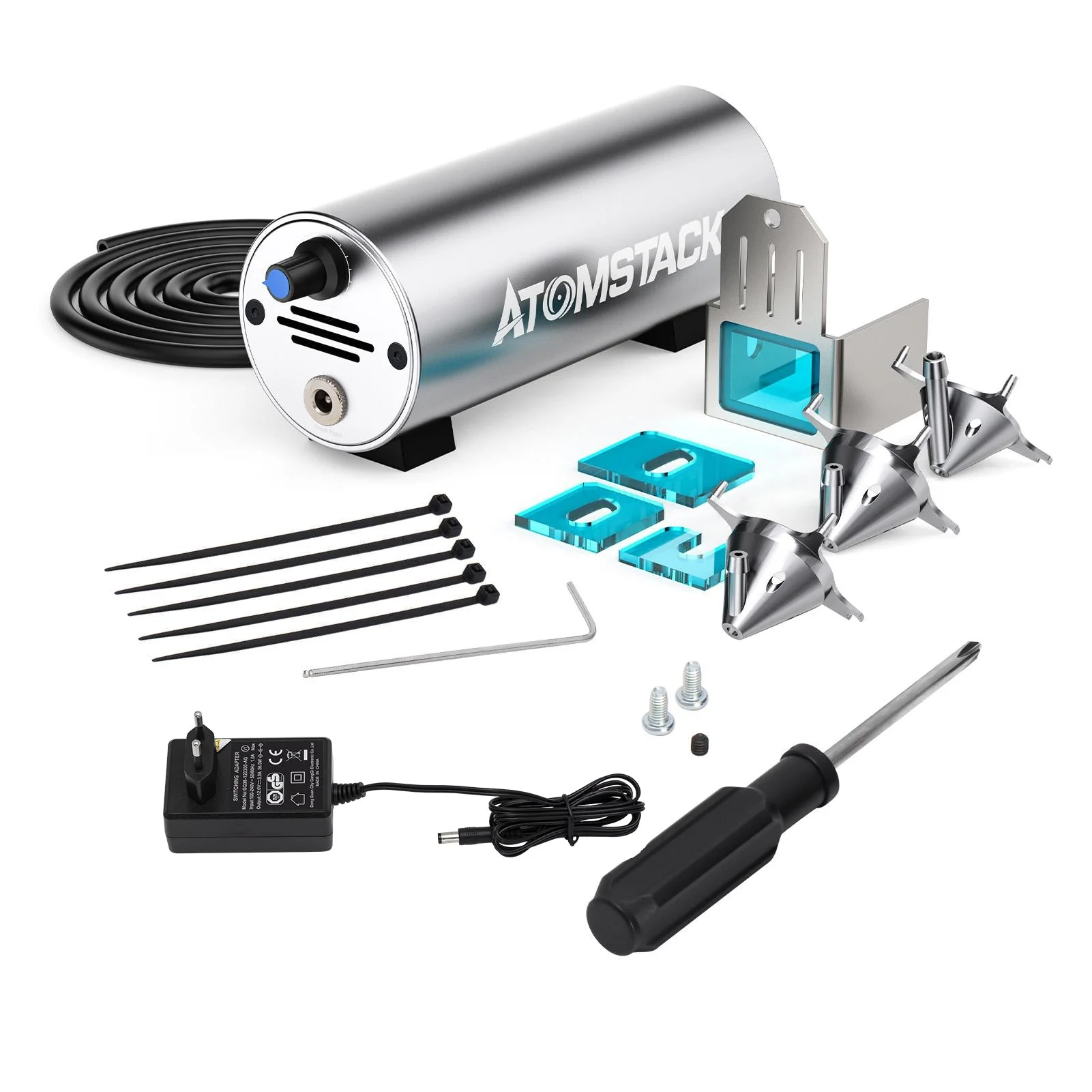 AtomStack F30 Air Assist Set for Laser Engraving and Cutting Machine - Image 4