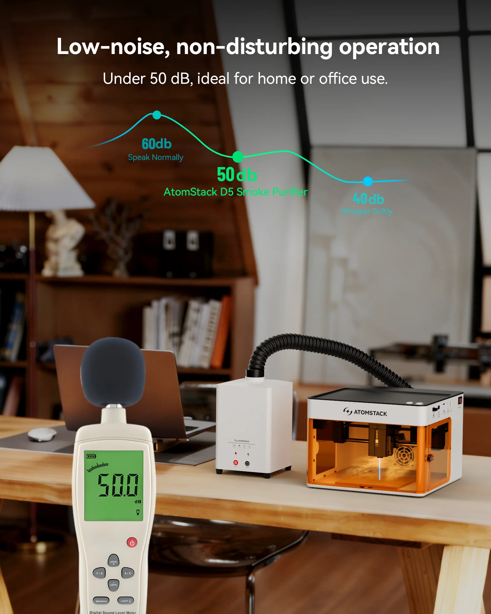 AtomStack D5 Mini Air Purifier for P1 - Image 6