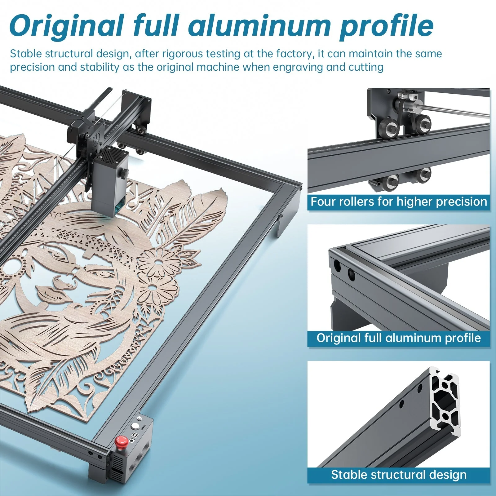 AtomStack E85 Expansion Kit: Enhance Your Laser Engraving Area to 850*800mm - Image 8