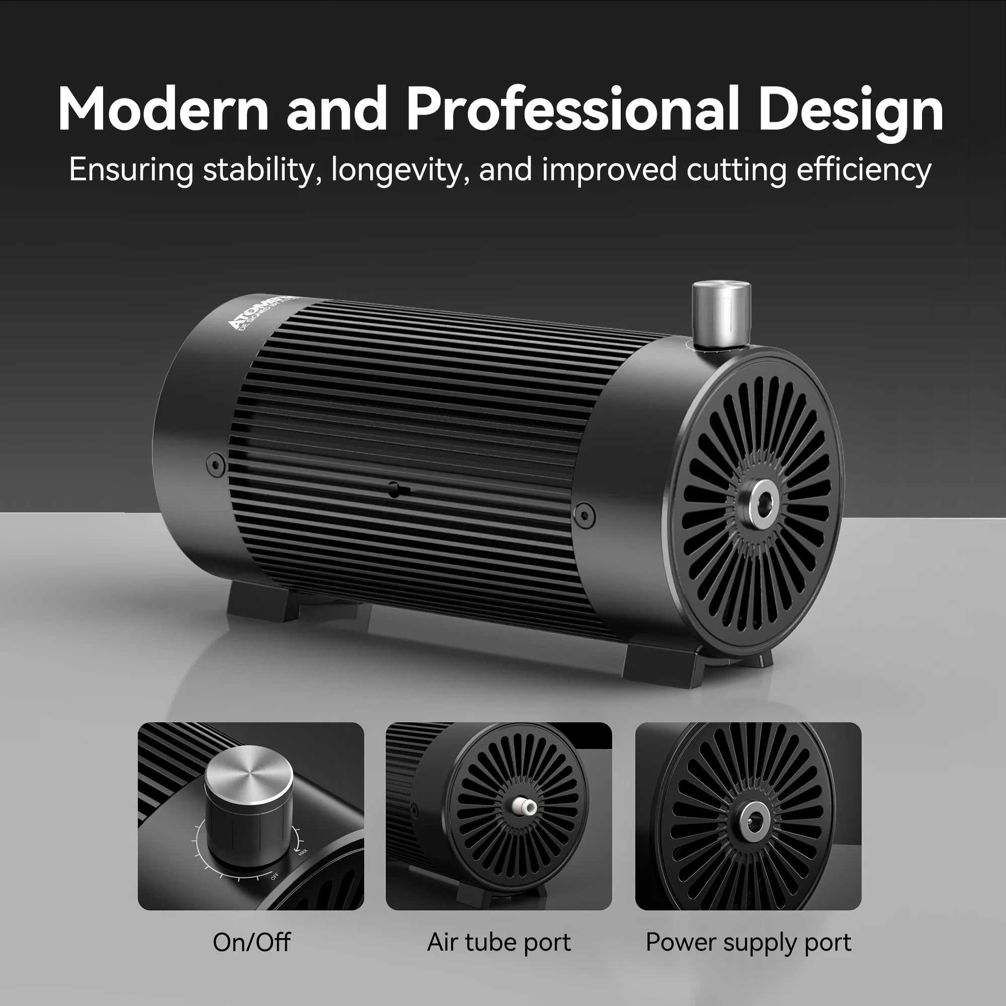 AtomStack F30 V2 Air Assist Set for Laser Engraving and Cutting Machine - Image 5