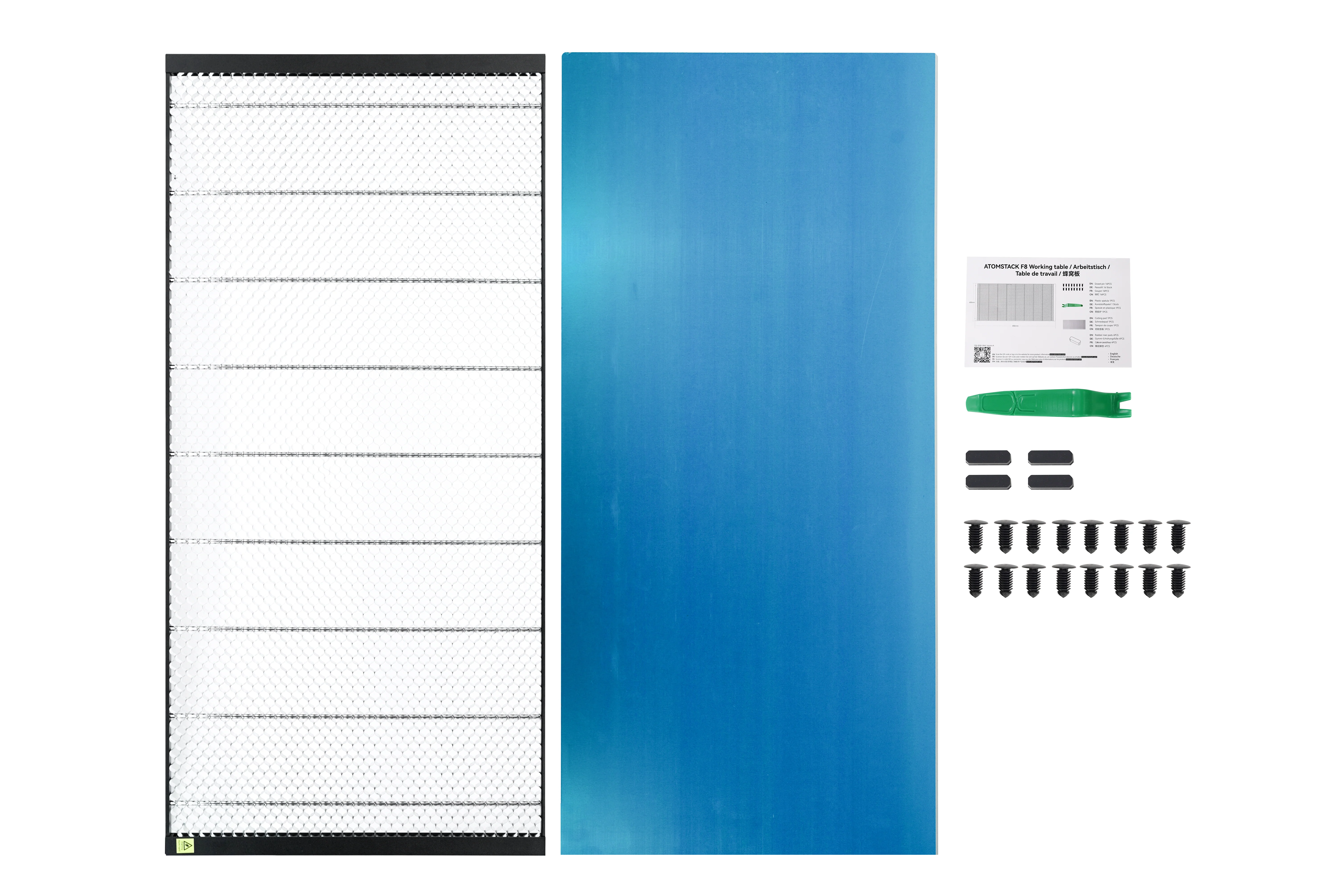 AtomStack F8 Laser Engraving Cutting Honeycomb with 15.43" x 31.89" Large Working Area - Image 7