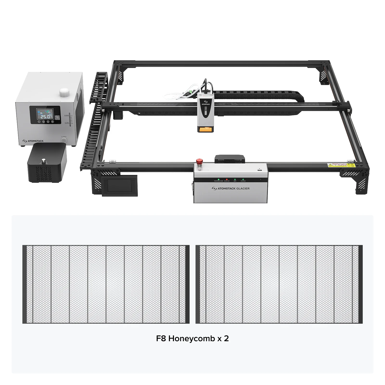 AtomStack Glacier 120W/90W Water-Cooled Diode Laser Engraver - Image 17