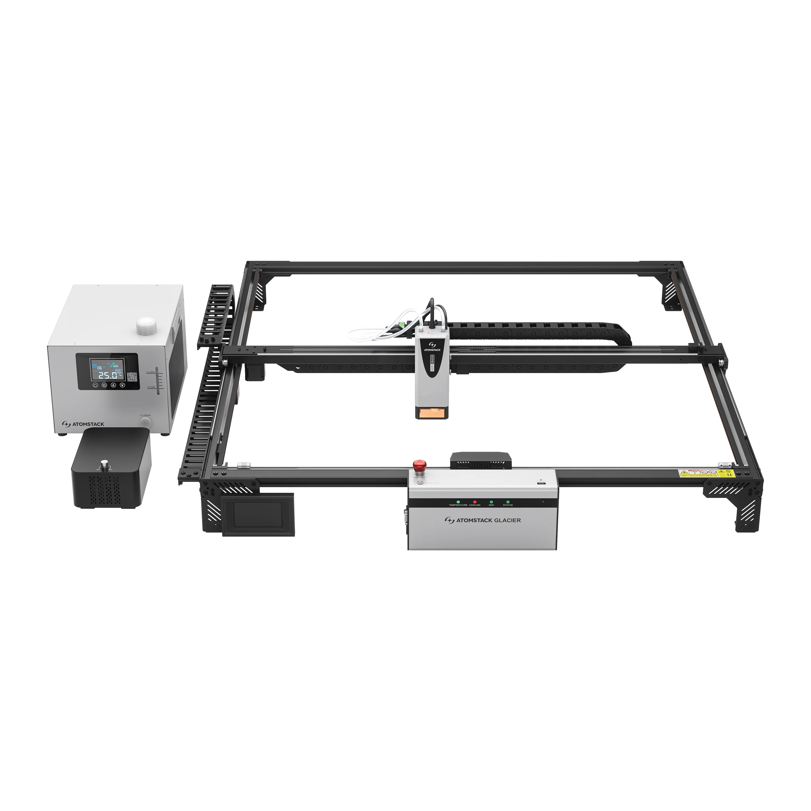 AtomStack Glacier 120W/90W Water-Cooled Diode Laser Engraver - Image 21