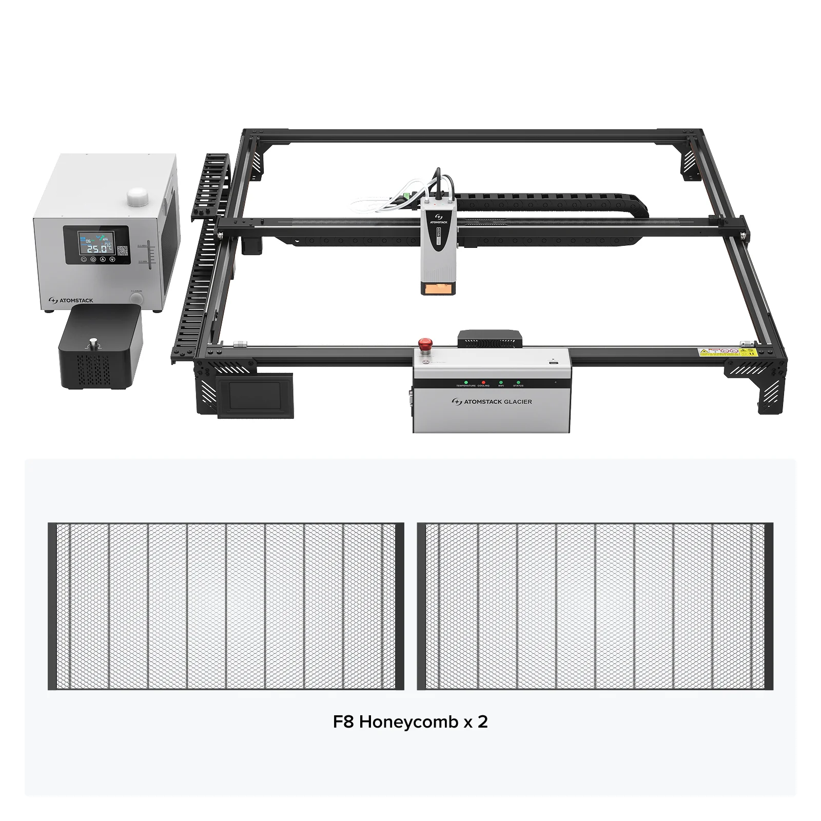 AtomStack Glacier 120W/90W Water-Cooled Diode Laser Engraver - Image 22