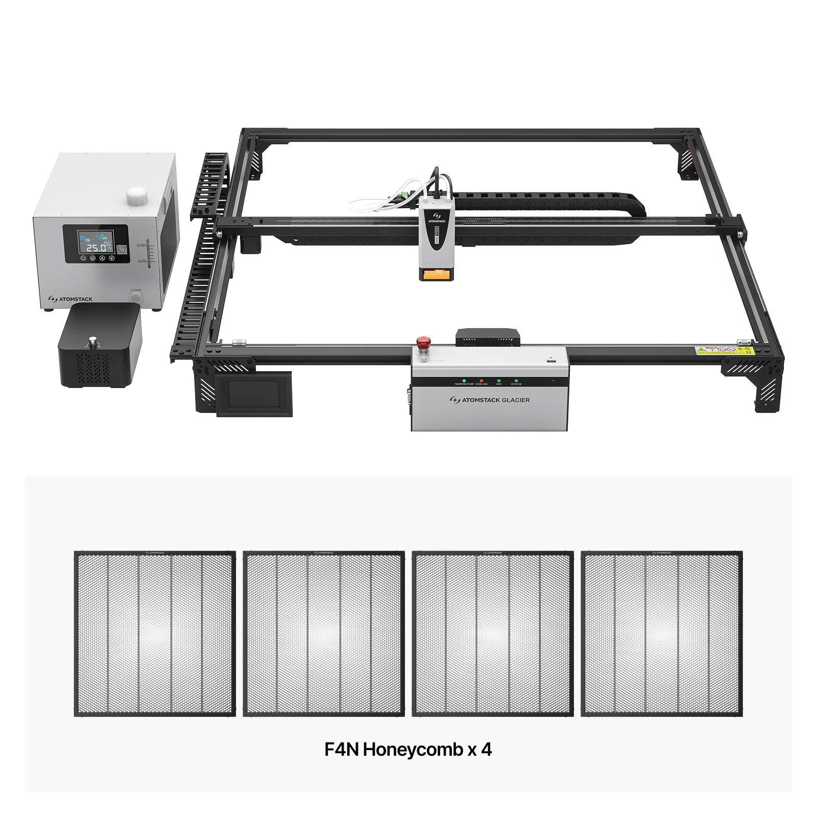 AtomStack Glacier 120W/90W Water-Cooled Diode Laser Engraver - Image 26