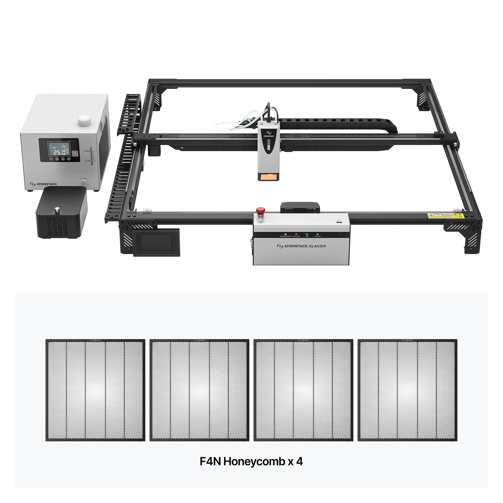 AtomStack Glacier 120W/90W Water-Cooled Diode Laser Engraver - Image 28