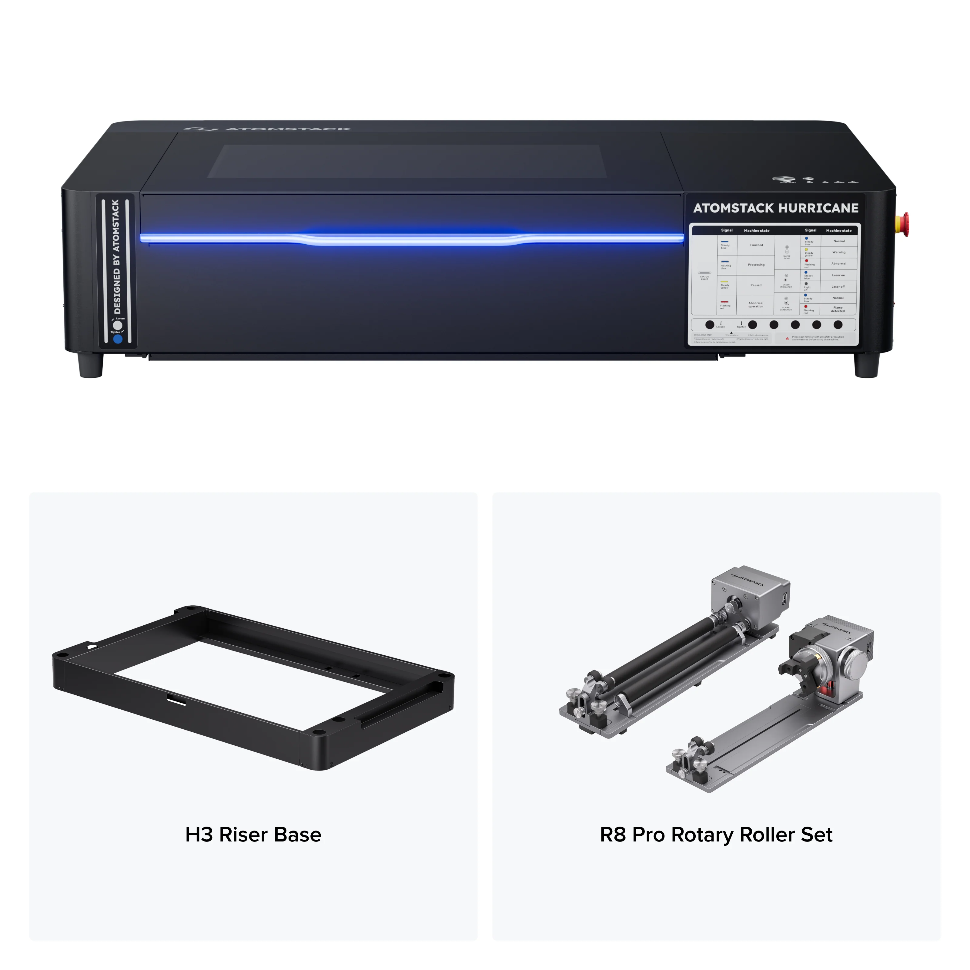 AtomStack Hurricane 55W CO2 Laser Cutter - Image 14