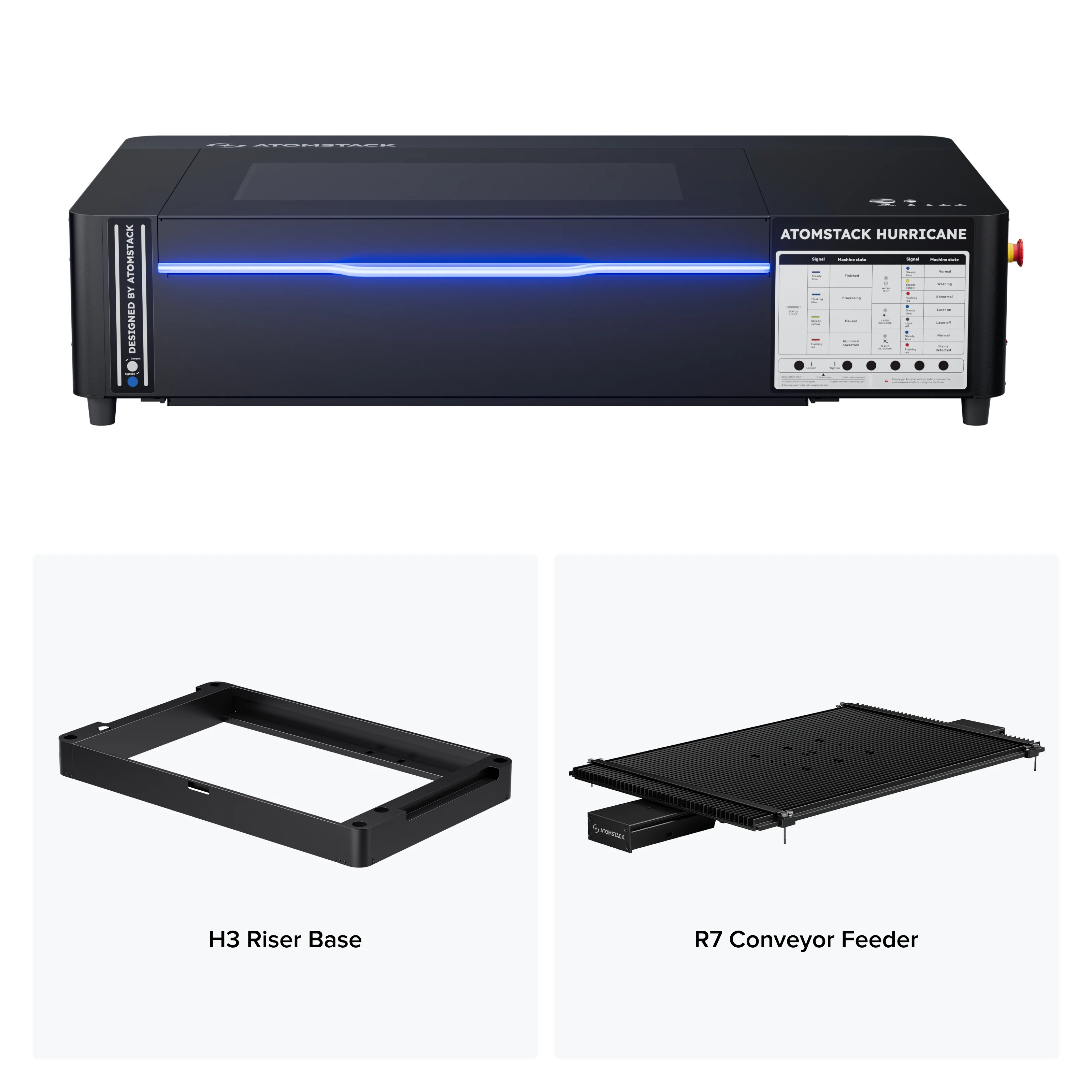 AtomStack Hurricane 55W CO2 Laser Cutter - Image 16