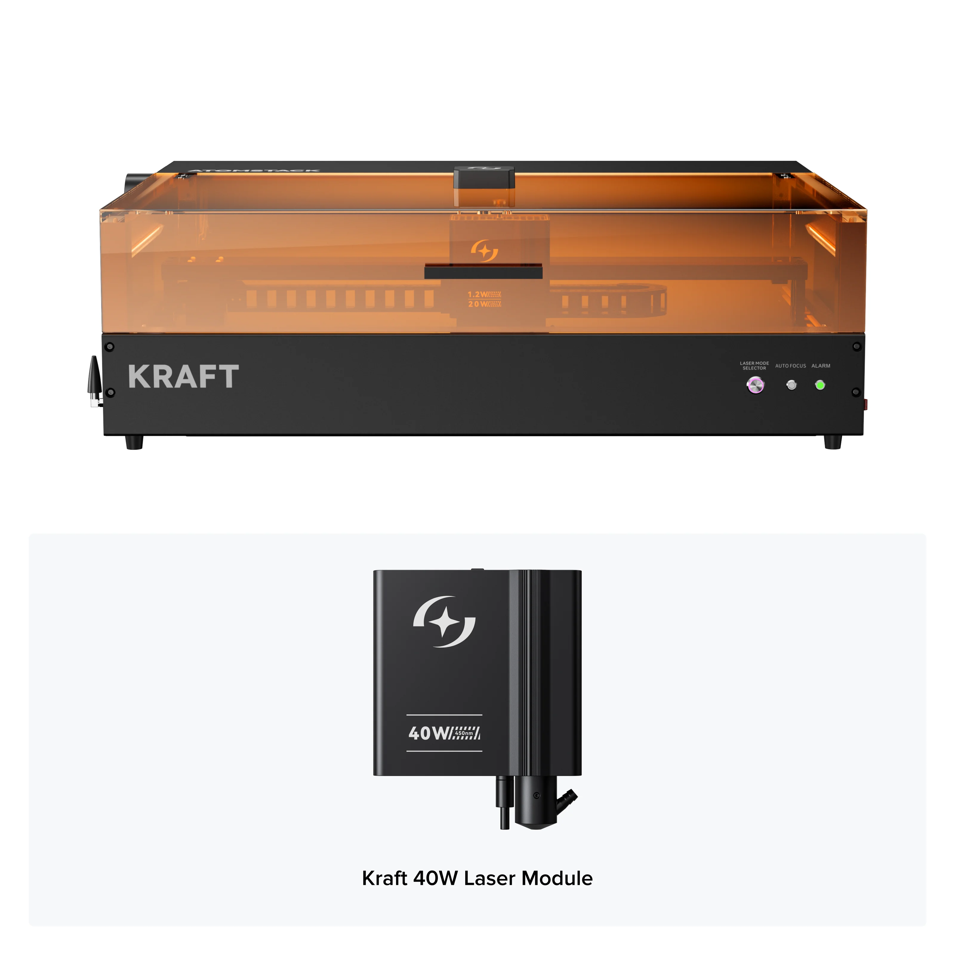 AtomStack Kraft Dual-laser Engraver 20W Diode + 1.2W IR - Image 16
