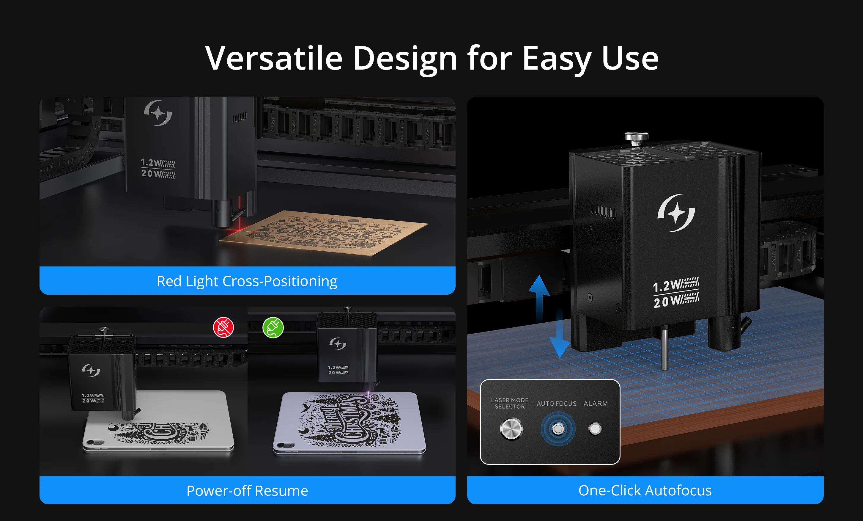 AtomStack Kraft Dual-laser Engraver 20W Diode + 1.2W IR - Image 7