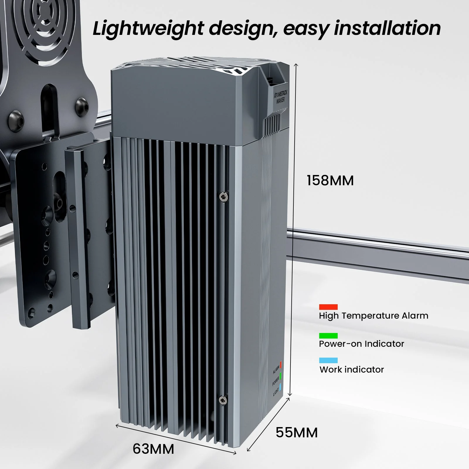 AtomStack R30 V2 Upgraded Infrared Laser Module for Metal and Plastic - Image 8