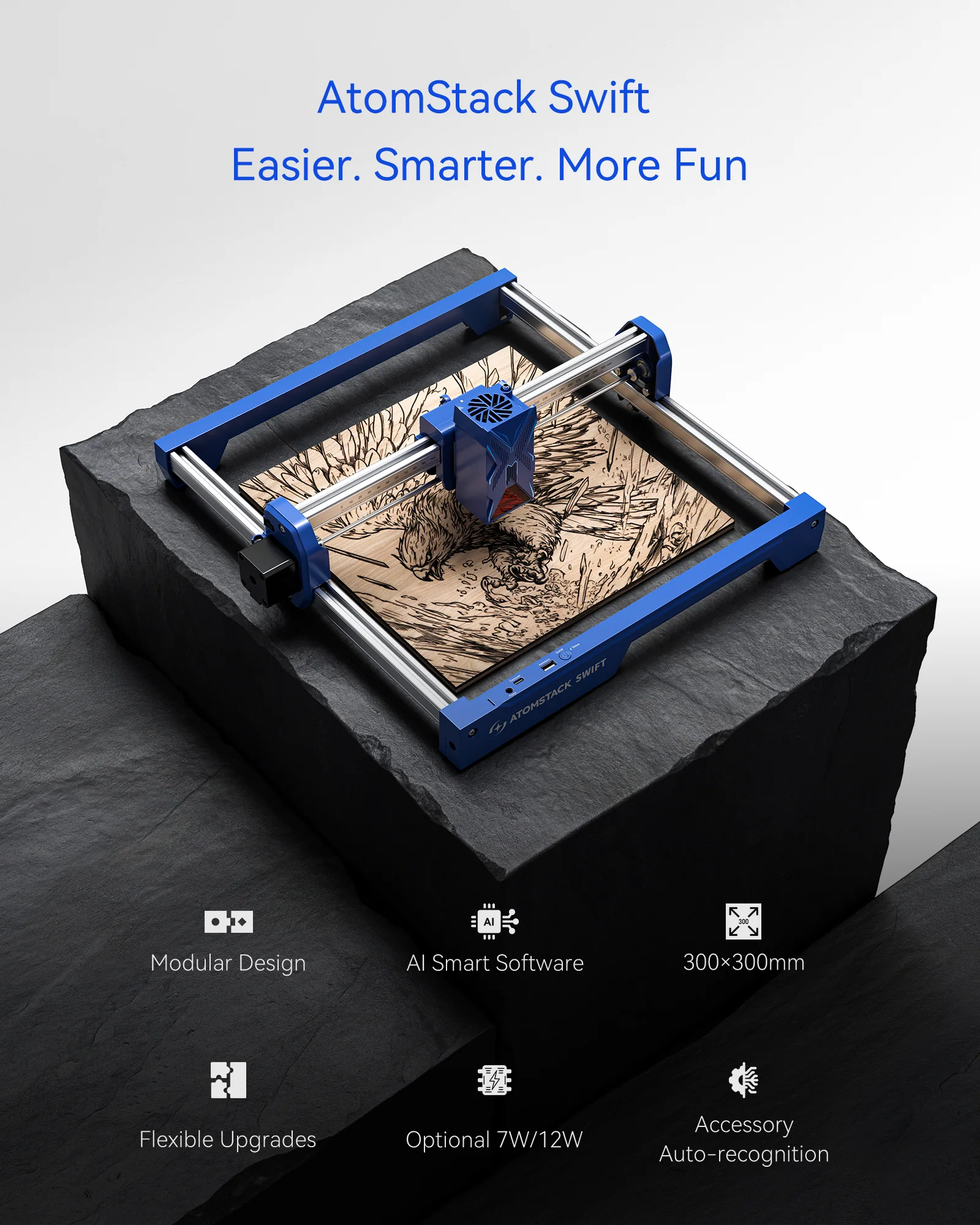 AtomStack Swift Laser Engraver - Image 14