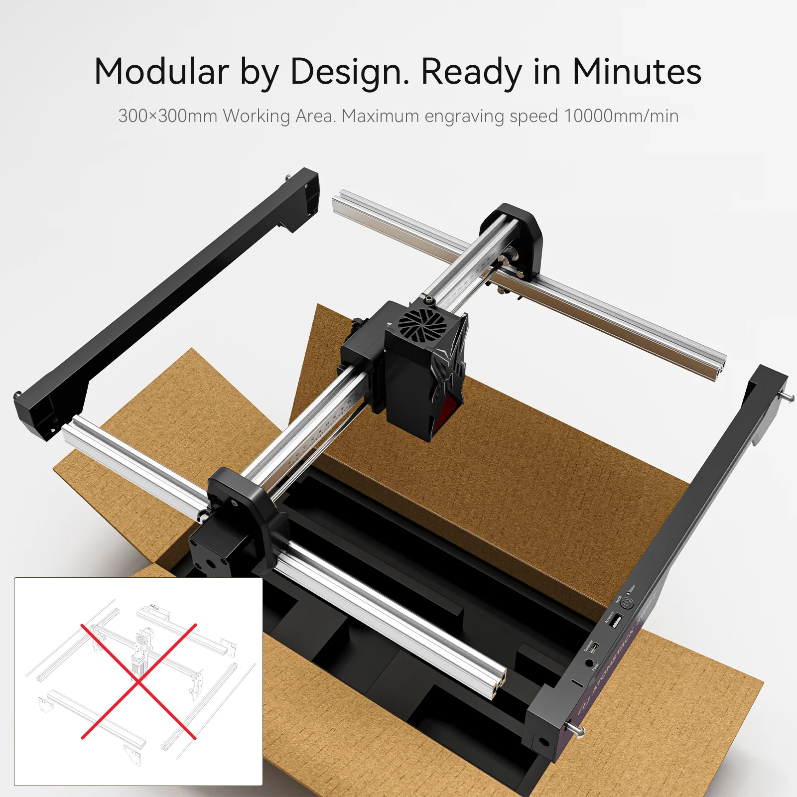 AtomStack Swift Laser Engraver - Image 4