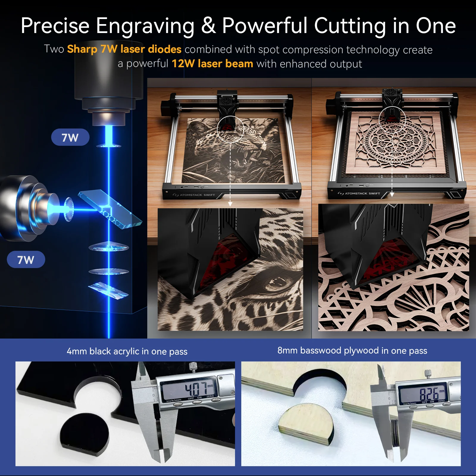 AtomStack Swift Laser Engraver - Image 7