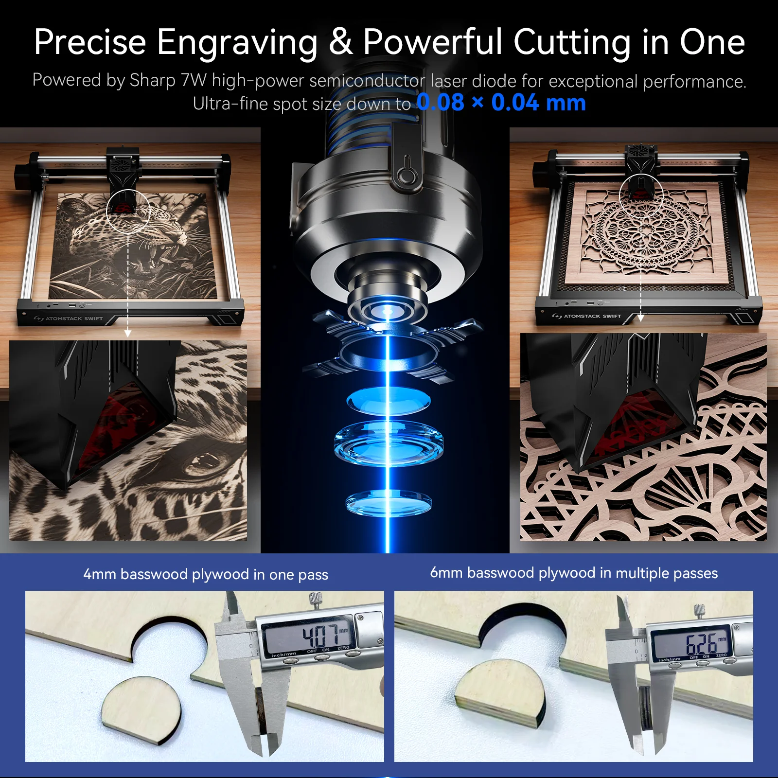 AtomStack Swift Laser Engraver - Image 8