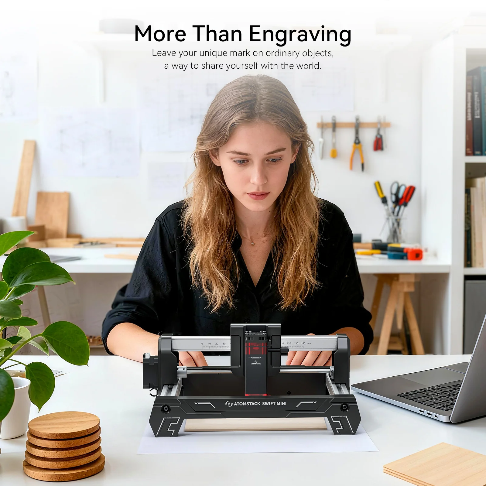AtomStack Swift Mini Laser Engraver - Image 12