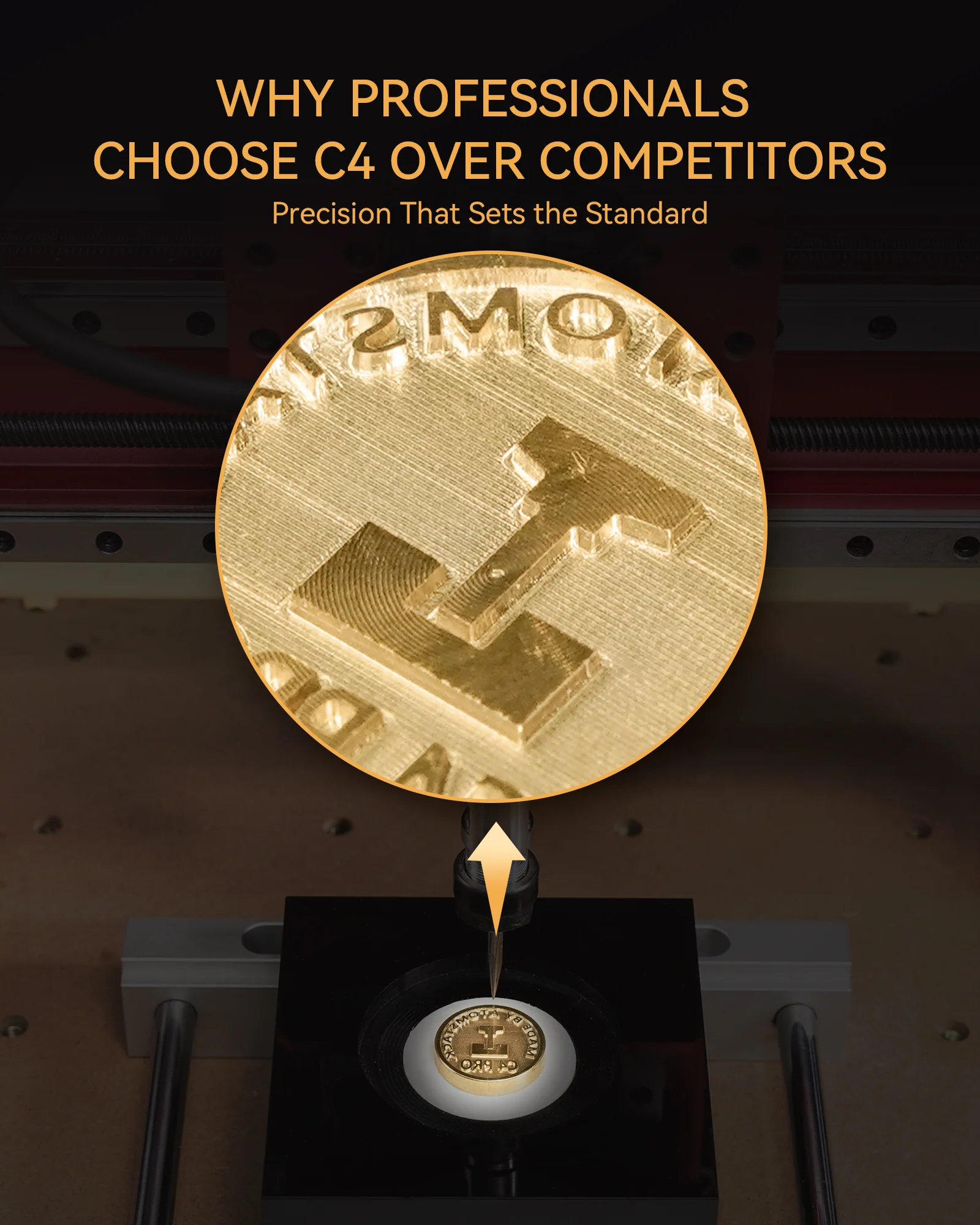 AtomStack C4 Pro CNC Router - Image 4