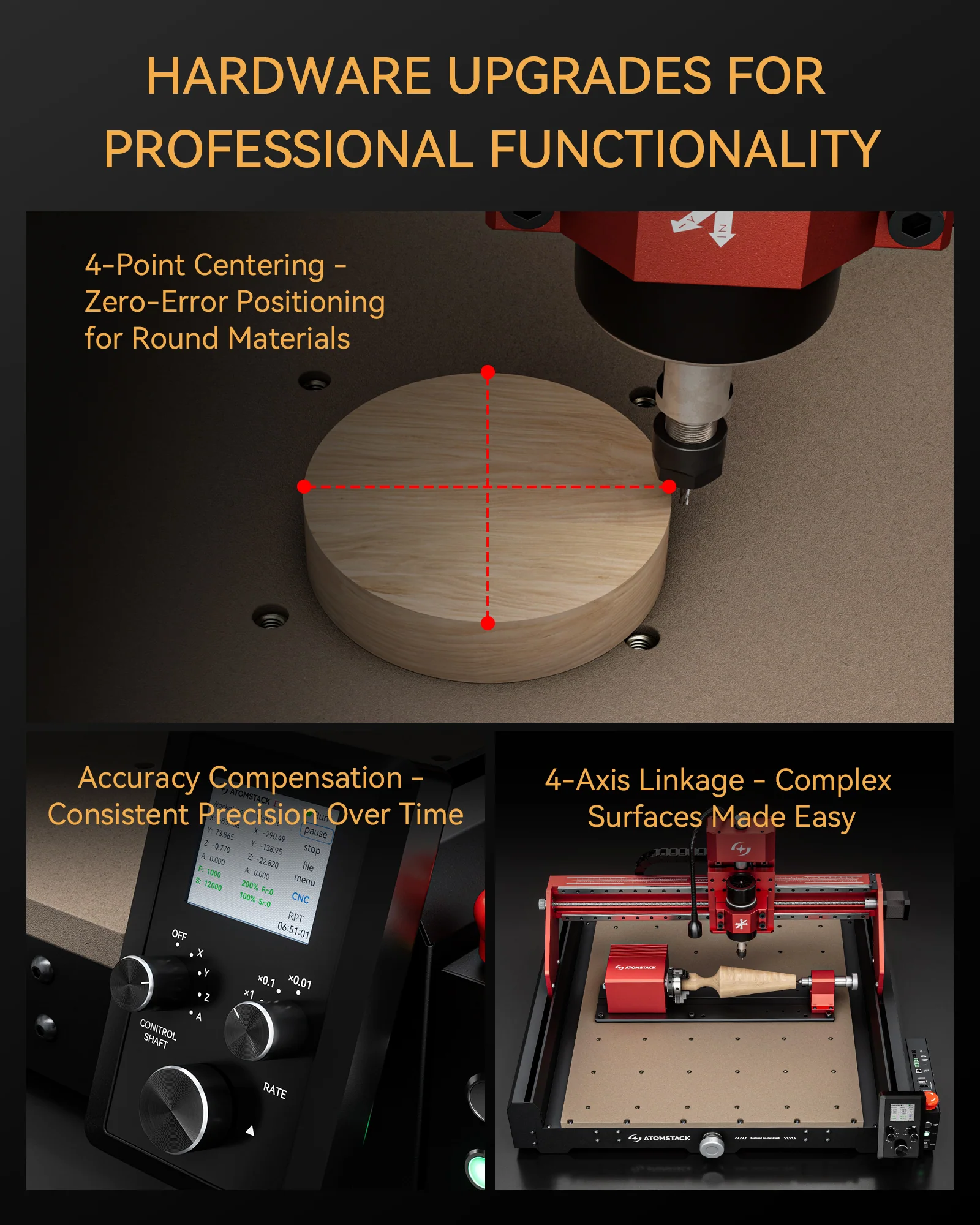 AtomStack C4 Pro CNC Router - Image 8