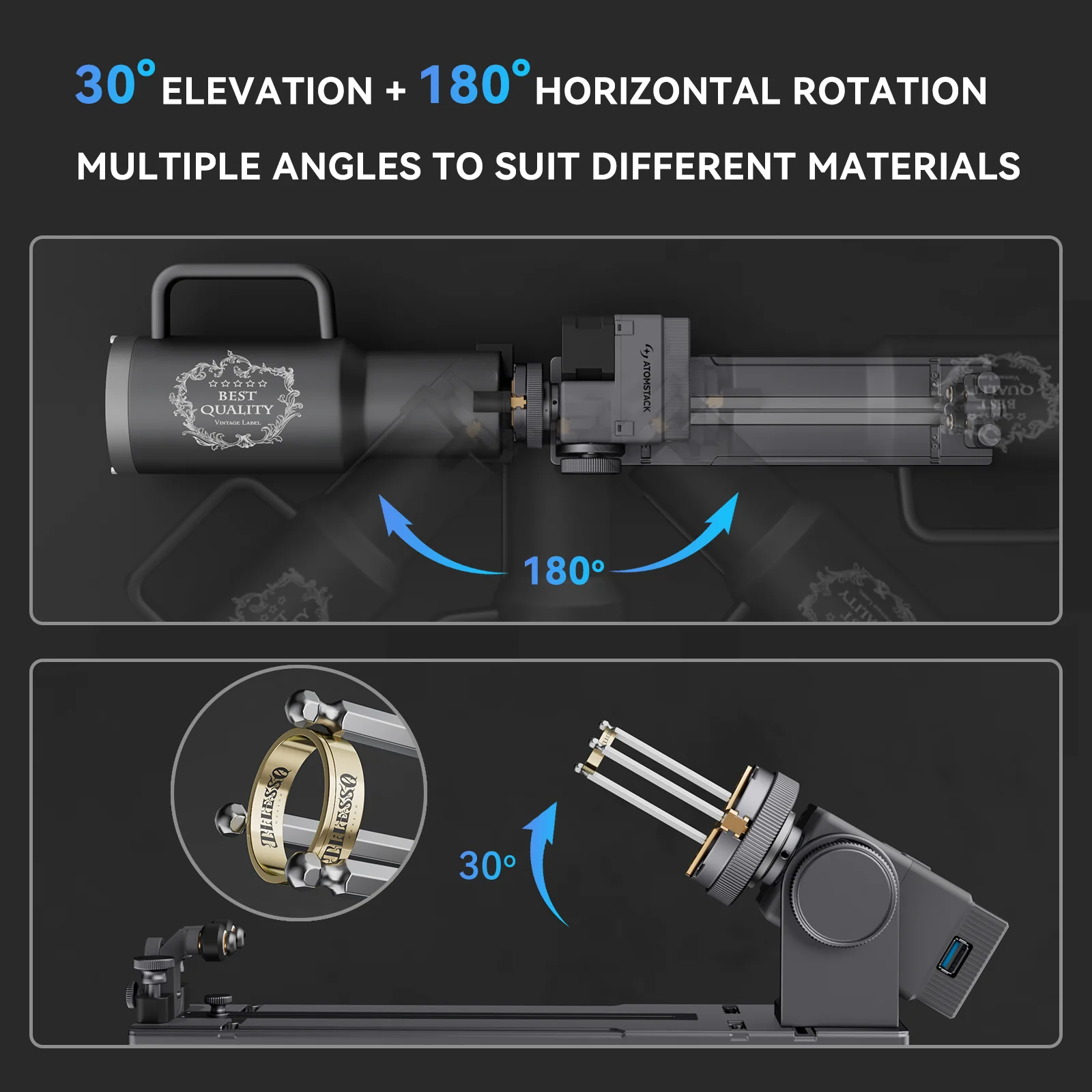 AtomStack R8 Rotary Chuck - Image 12