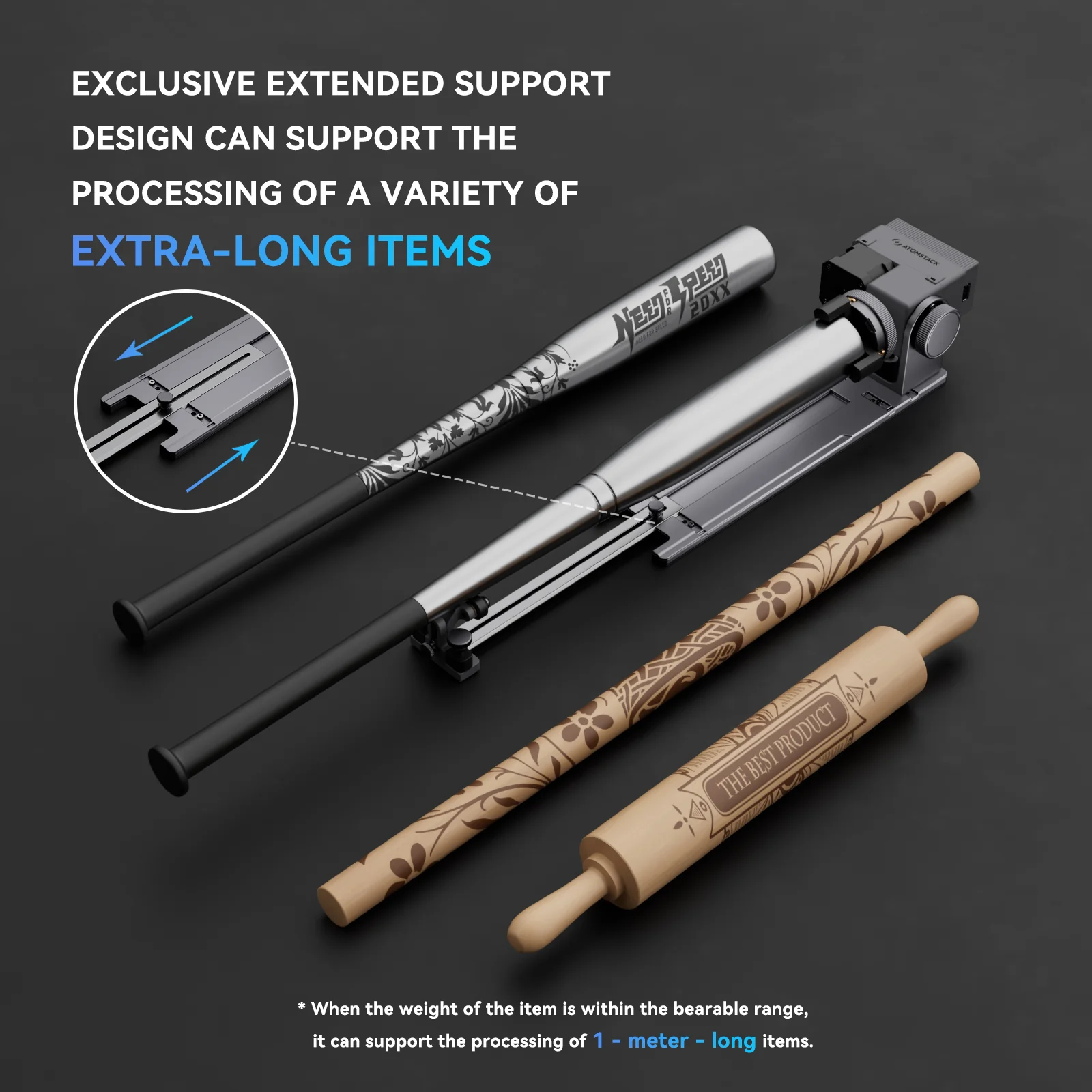 AtomStack R8 Pro Rotary Roller Set - Image 10