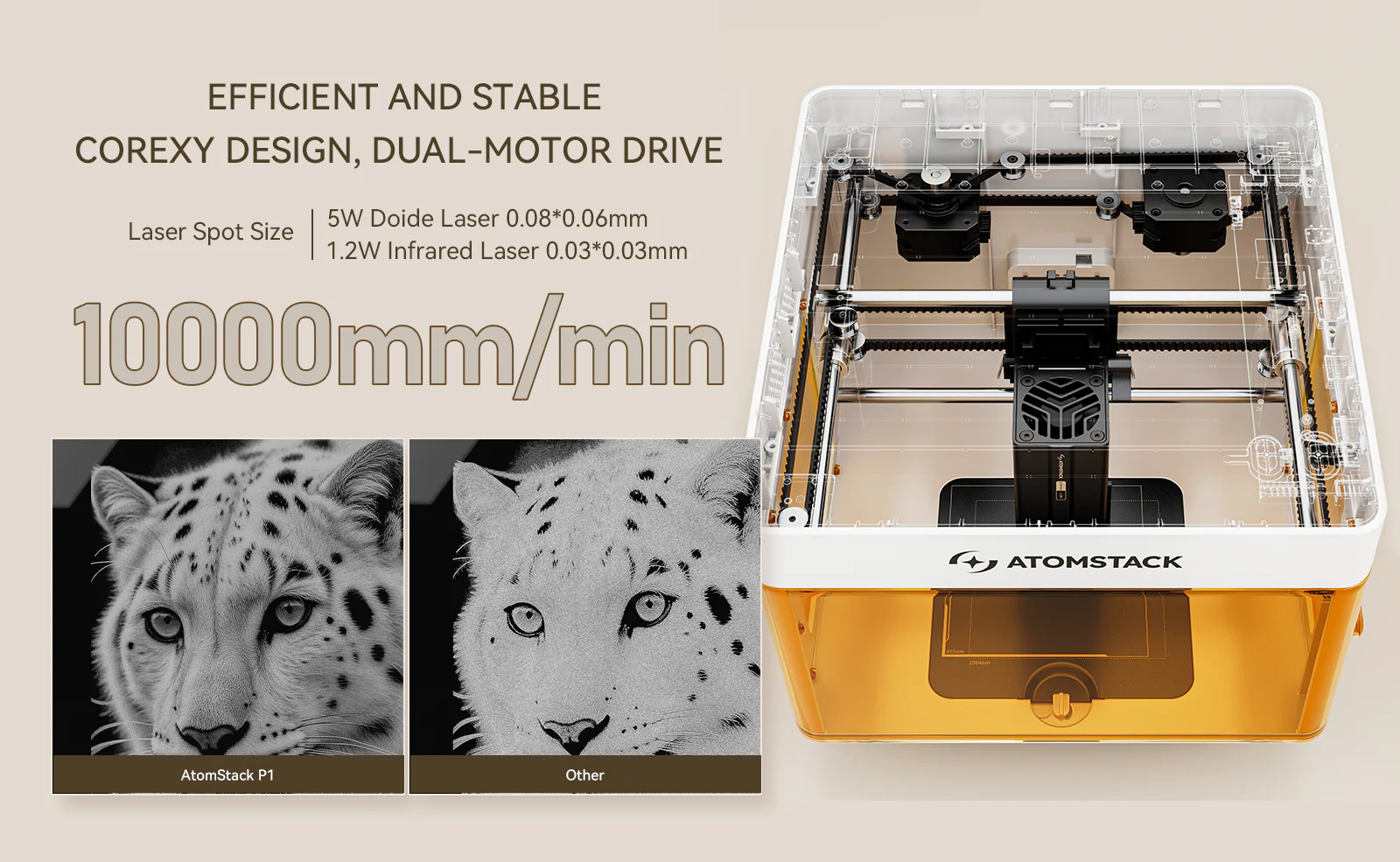 【Refurbished】AtomStack P1 Laser Engraver - Image 6
