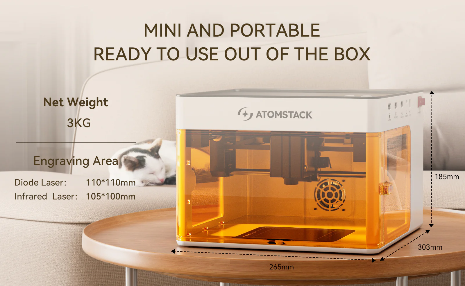 【Refurbished】AtomStack P1 Laser Engraver - Image 8