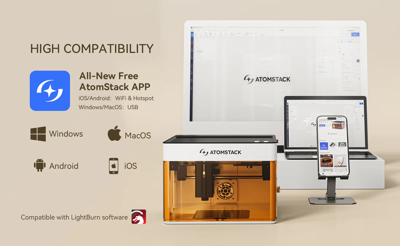 【Refurbished】AtomStack P1 Laser Engraver - Image 9